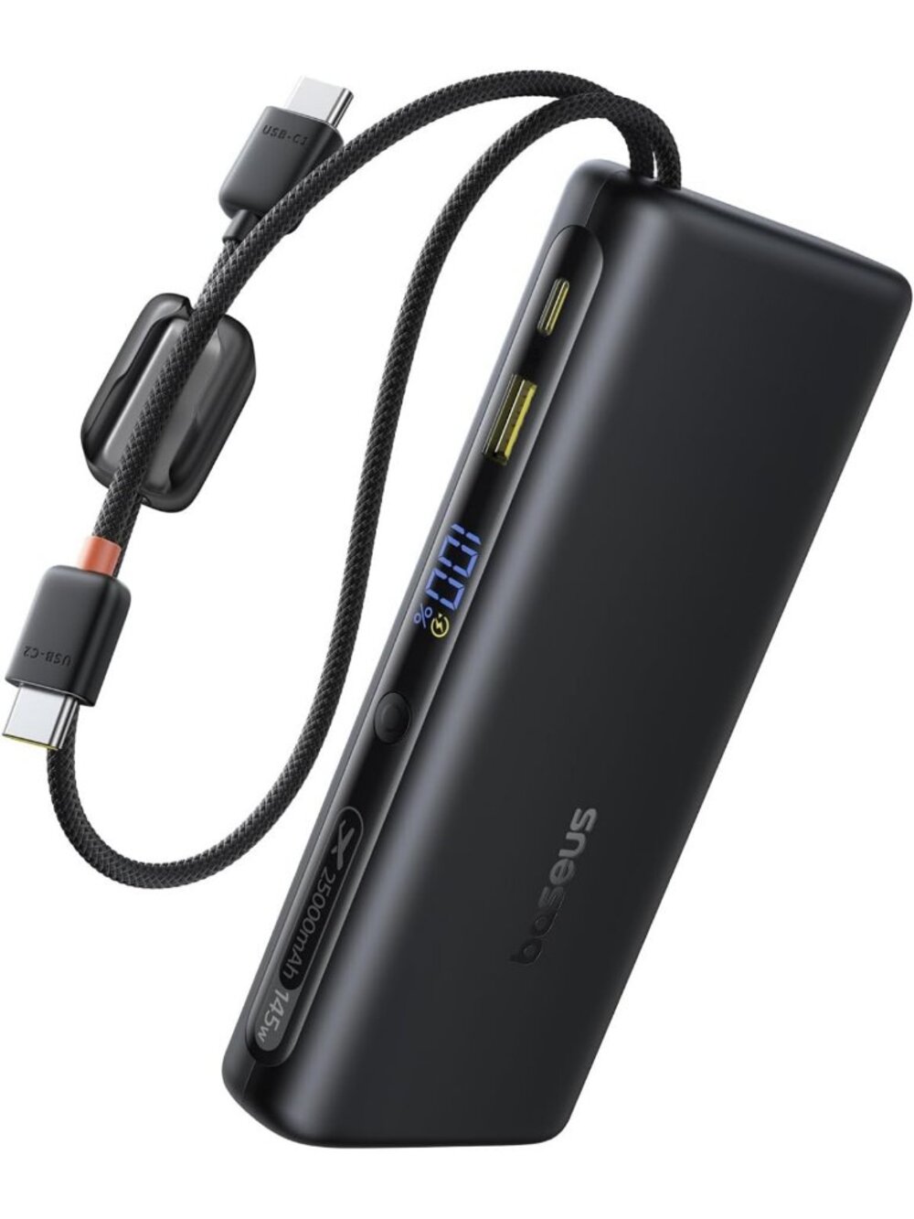 High-Capacity 25000mAh Power Bank, 145W Fast Charging Portable Laptop Charger